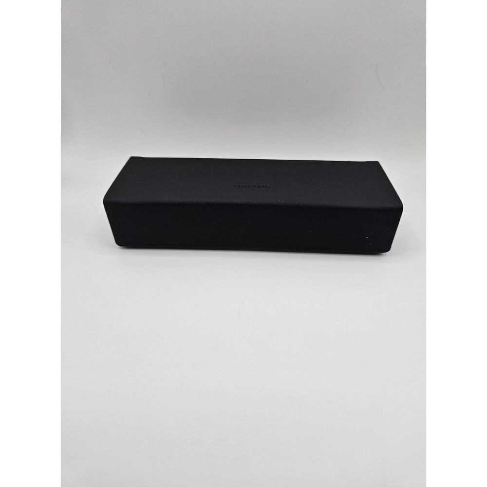 Vera Wang Black Hard Eyeglasses Case Velvet Lined Designer Clamshell